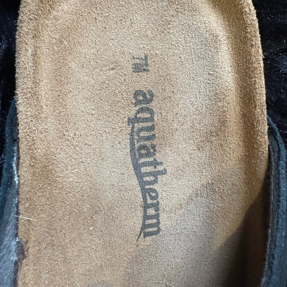 Black Cork Footbed Sandals with Adjustable Buckle Straps - Picture 6 of 9